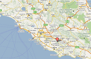 Mappa Lazio Alberghi